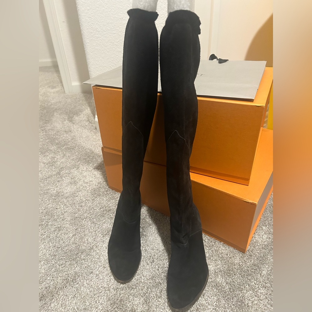 Michael kors Elegant Black Knee-High Women's Boots suede size 6
